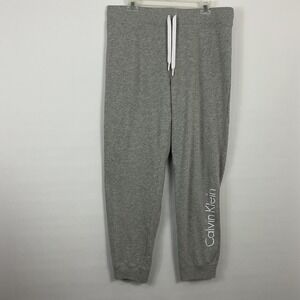 Calvin Klein Sleepwear Gray Jogger Lounge Pants Womens XL Extra Large